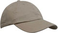 FRONT VIEW OF BASEBALL CAP CLAY